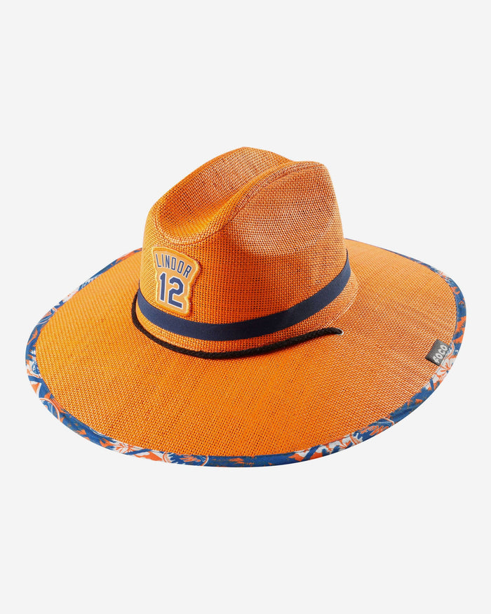 Francisco Lindor New York Mets Straw Hat FOCO - FOCO.com