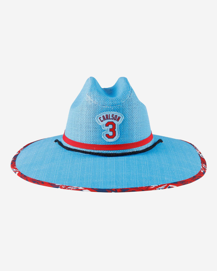 Dylan Carlson St. Louis Cardinals Player Straw Hat FOCO - FOCO.com