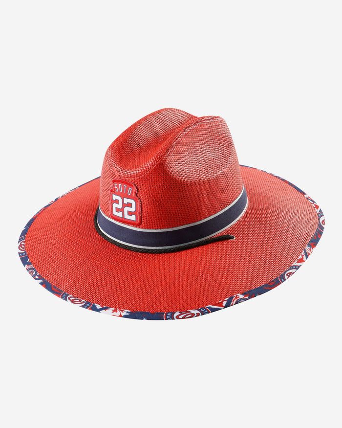 Juan Soto Washington Nationals Straw Hat FOCO - FOCO.com