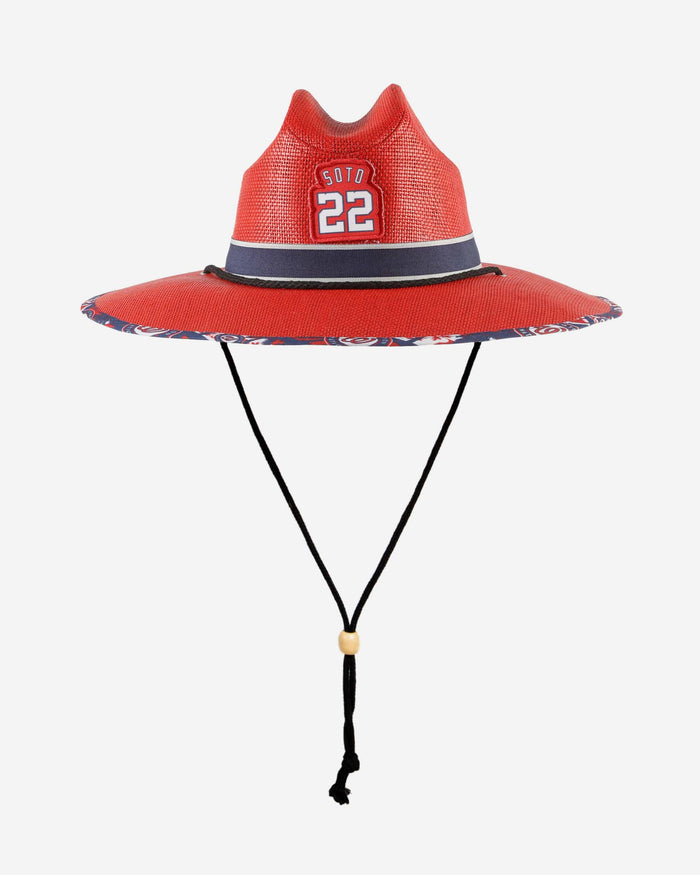 Juan Soto Washington Nationals Straw Hat FOCO - FOCO.com