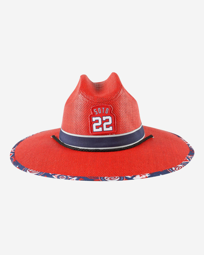 Juan Soto Washington Nationals Straw Hat FOCO - FOCO.com