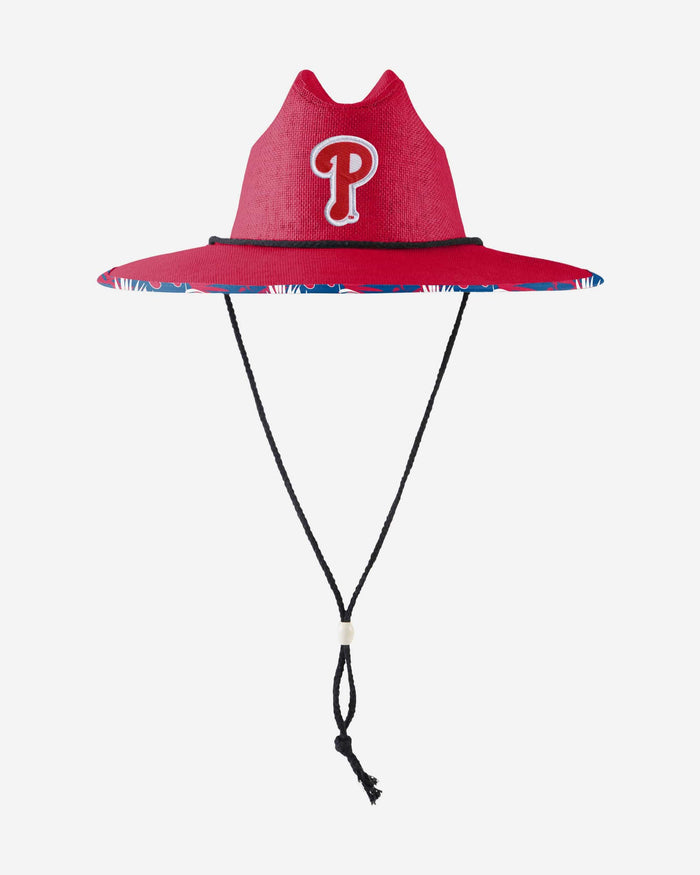 Philadelphia Phillies Team Color Straw Hat FOCO - FOCO.com