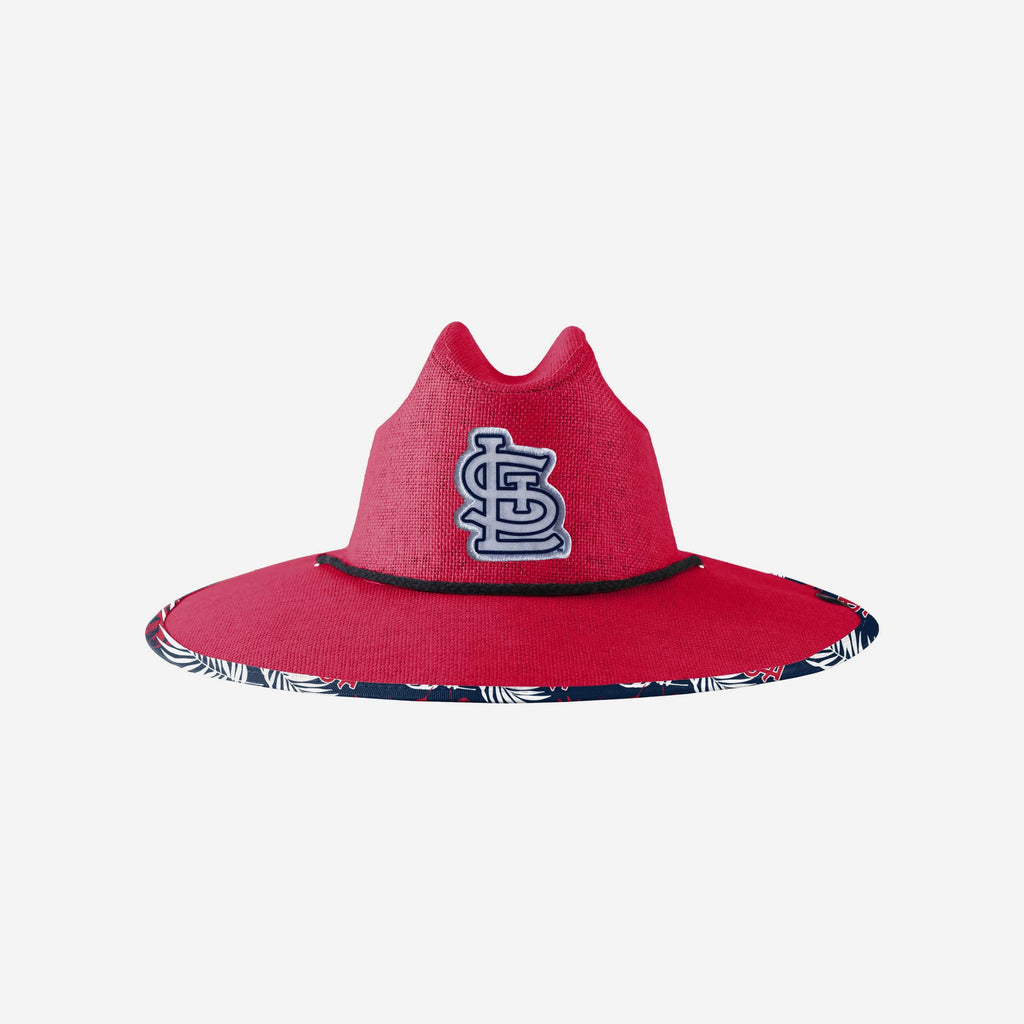 St Louis Cardinals Team Color Straw Hat FOCO - FOCO.com