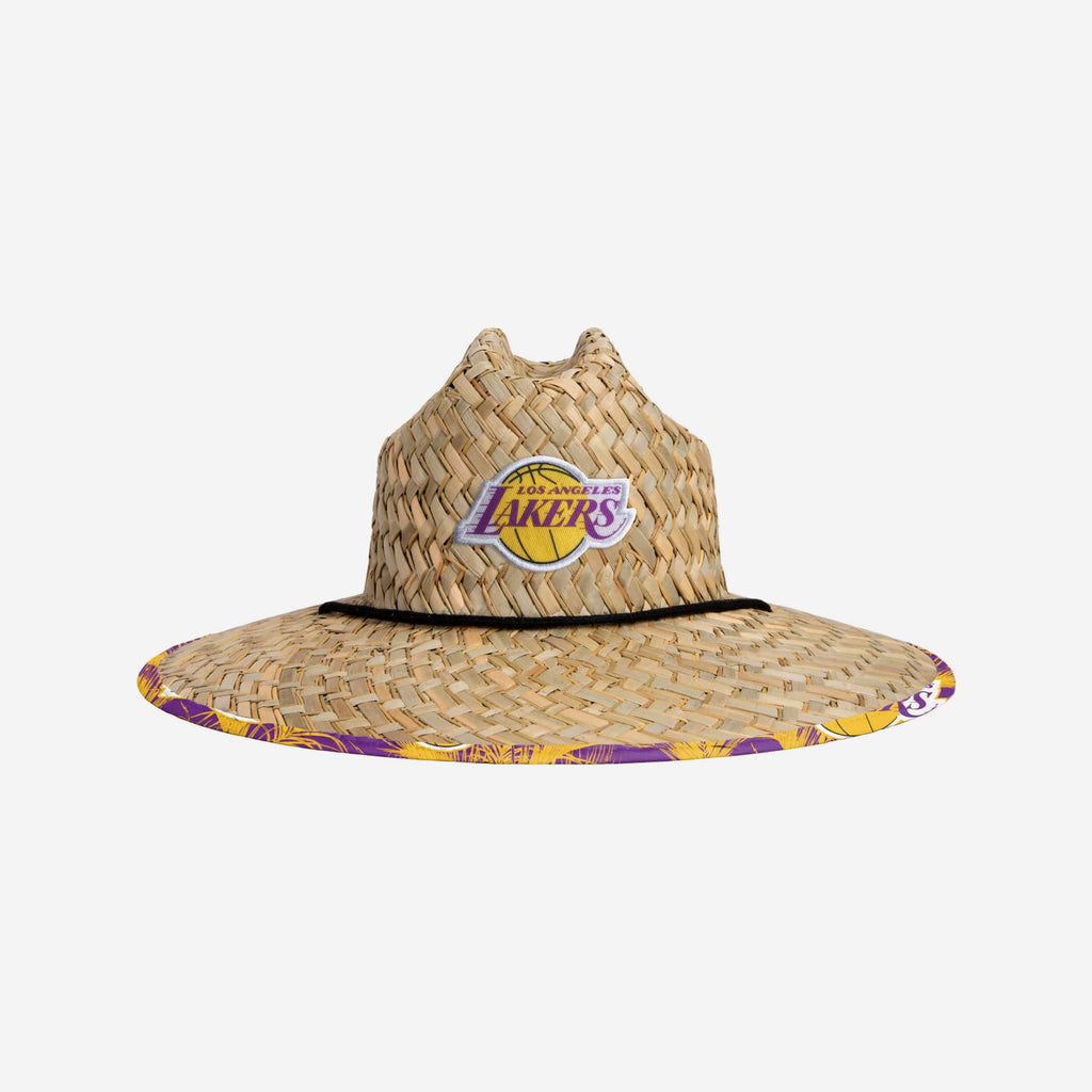 Los Angeles Lakers Floral Straw Hat FOCO - FOCO.com