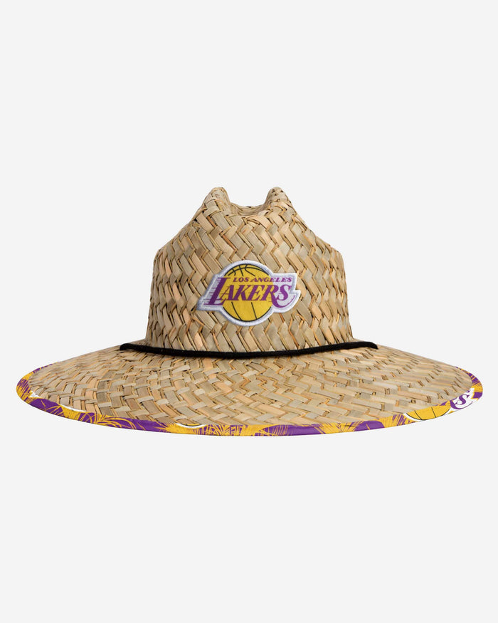 Los Angeles Lakers Floral Straw Hat FOCO - FOCO.com