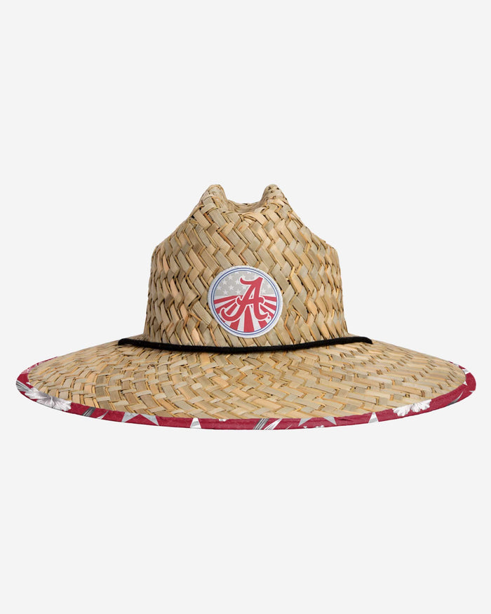 Alabama Crimson Tide Americana Straw Hat FOCO - FOCO.com