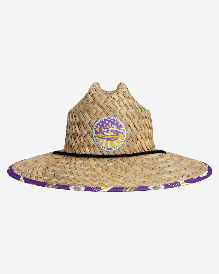 LSU Tigers Americana Straw Hat FOCO - FOCO.com