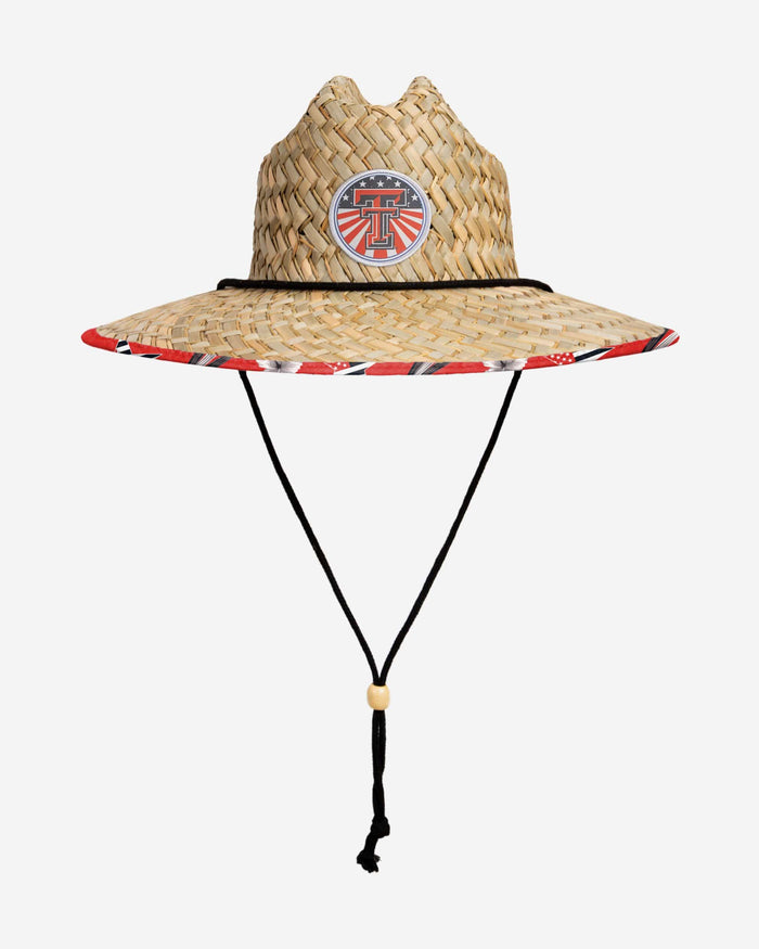 Texas Tech Red Raiders Americana Straw Hat FOCO - FOCO.com