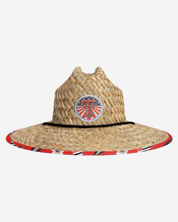 Texas Tech Red Raiders Americana Straw Hat FOCO - FOCO.com