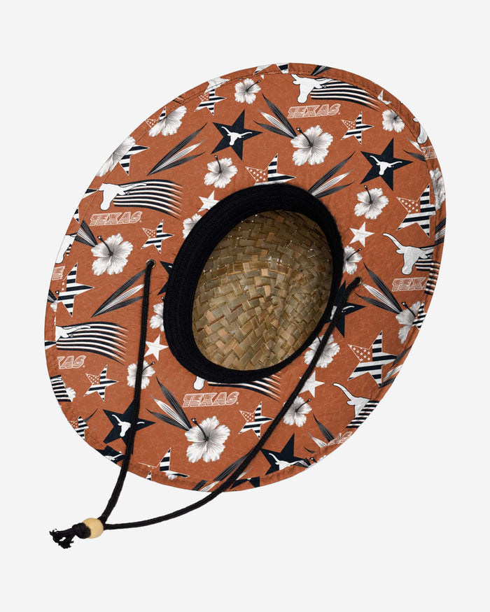 Texas Longhorns Americana Straw Hat FOCO - FOCO.com