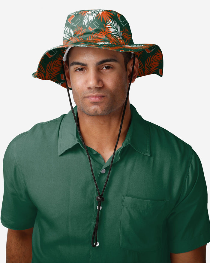 Miami Hurricanes Floral Boonie Hat FOCO - FOCO.com