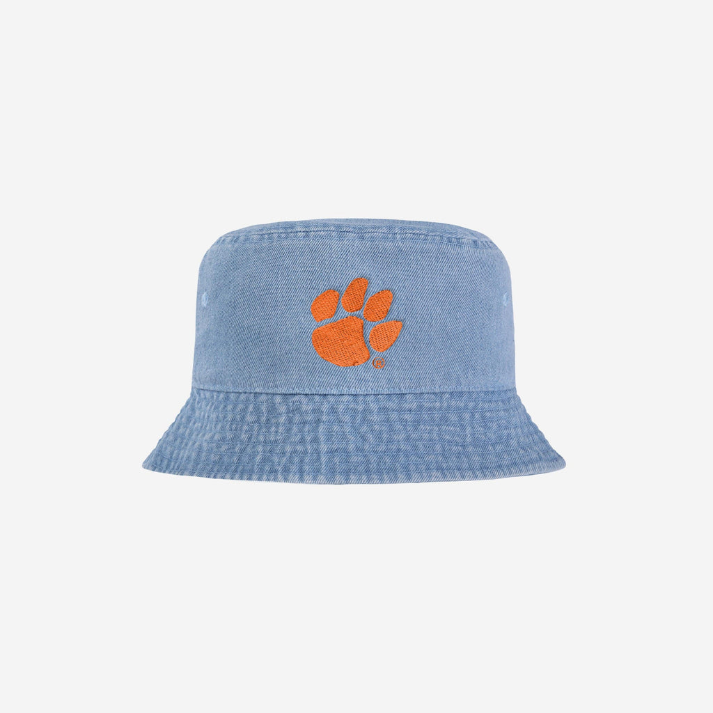 Clemson Tigers Denim Bucket Hat FOCO - FOCO.com