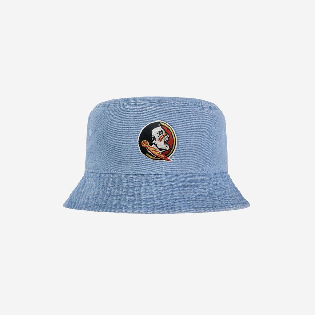 Florida State Seminoles Denim Bucket Hat FOCO - FOCO.com