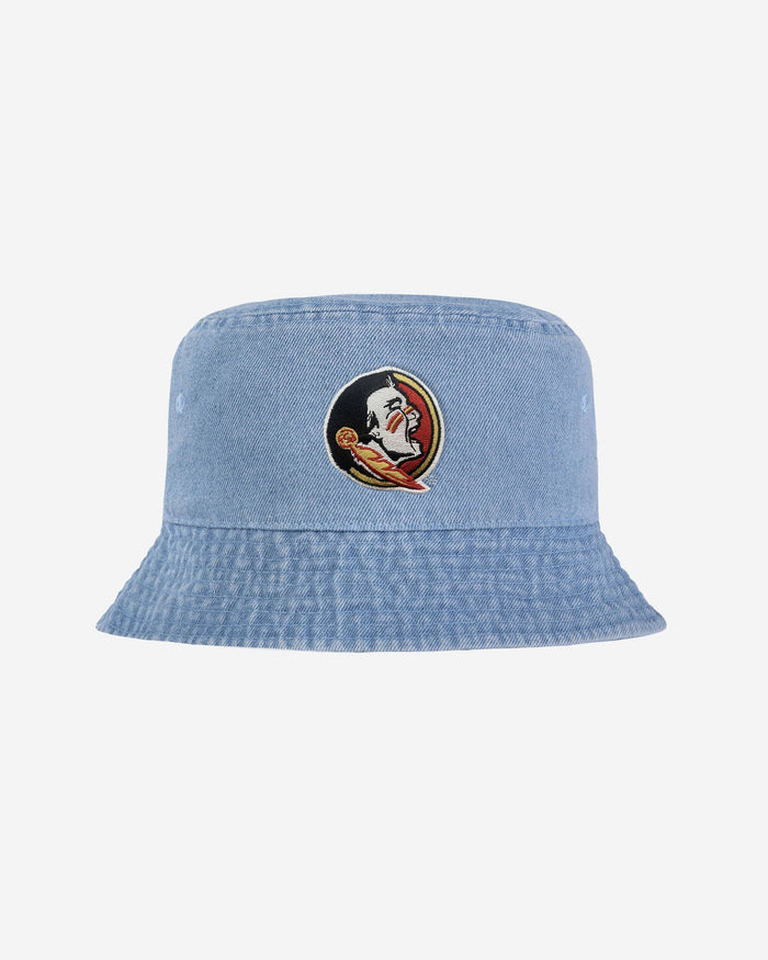 Florida State Seminoles Denim Bucket Hat FOCO - FOCO.com