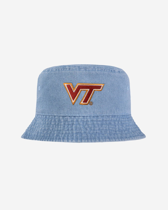 Virginia Tech Hokies Denim Bucket Hat FOCO - FOCO.com