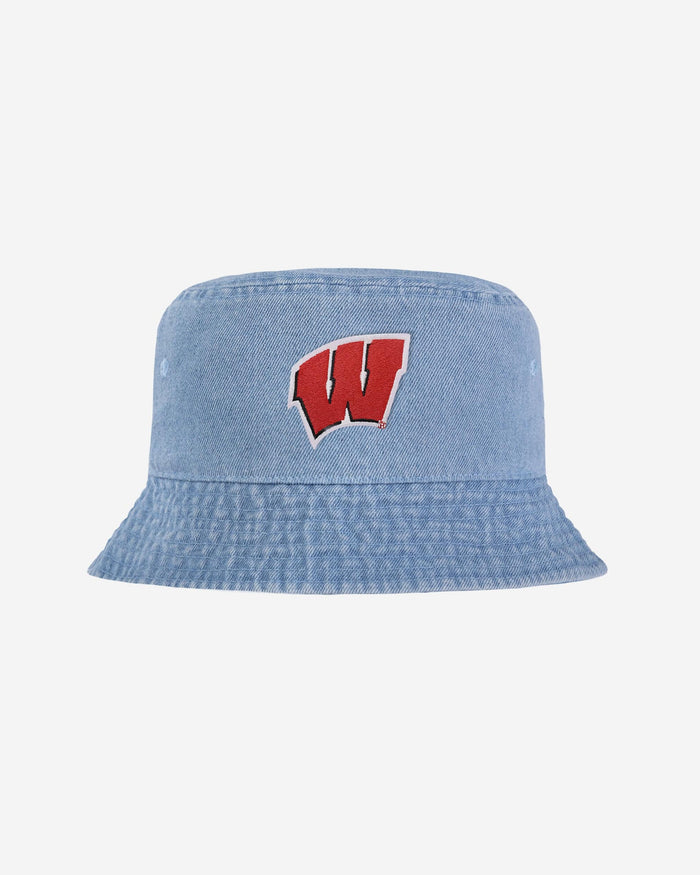 Wisconsin Badgers Denim Bucket Hat FOCO - FOCO.com