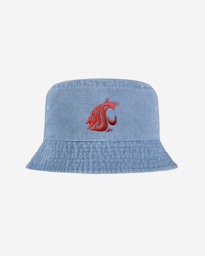 Washington State Cougars Denim Bucket Hat FOCO - FOCO.com