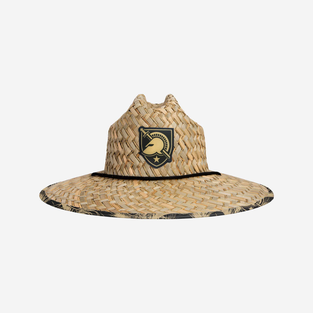 Army Black Knights Floral Straw Hat FOCO - FOCO.com