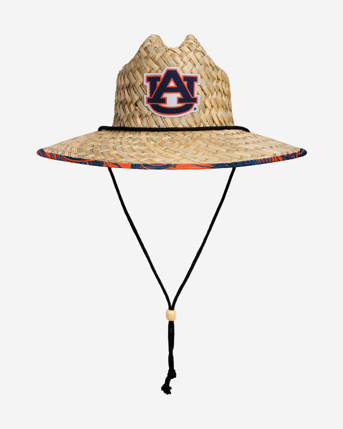 Auburn Tigers Floral Straw Hat FOCO - FOCO.com