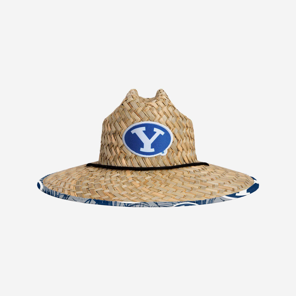 BYU Cougars Floral Straw Hat FOCO - FOCO.com