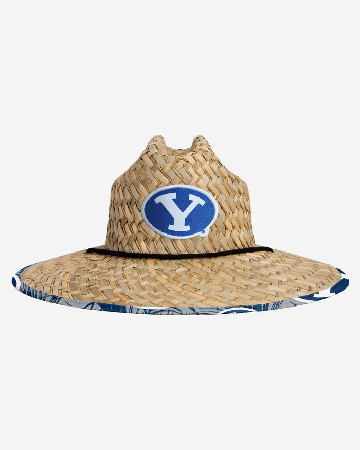 BYU Cougars Floral Straw Hat FOCO - FOCO.com