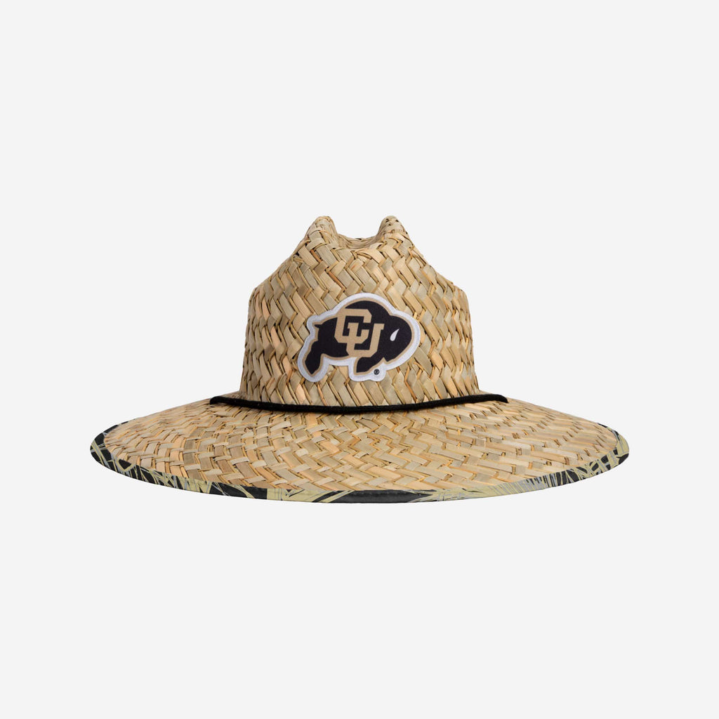 Colorado Buffaloes Floral Straw Hat FOCO - FOCO.com