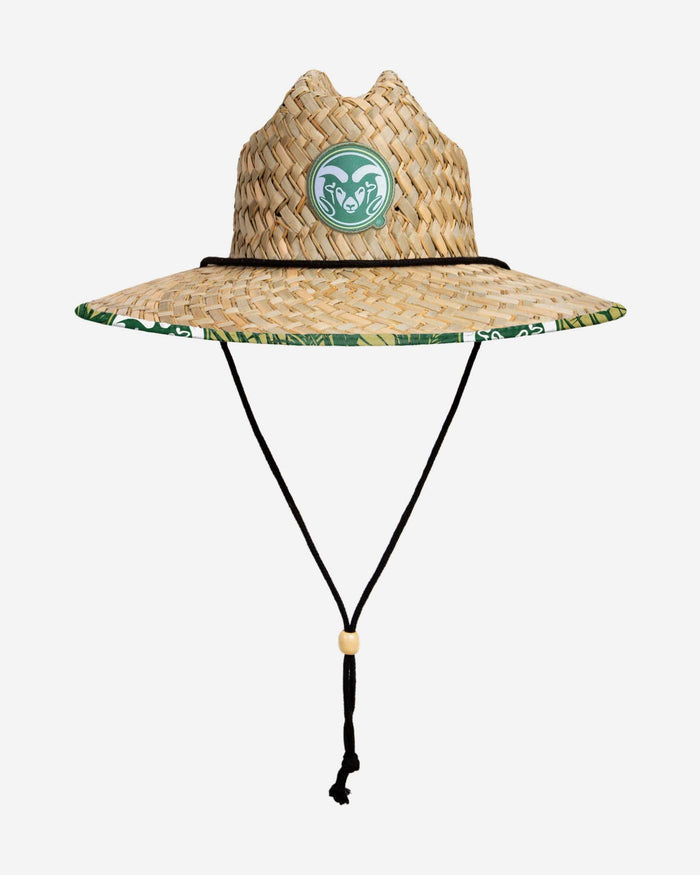 Colorado State Rams Floral Straw Hat FOCO - FOCO.com