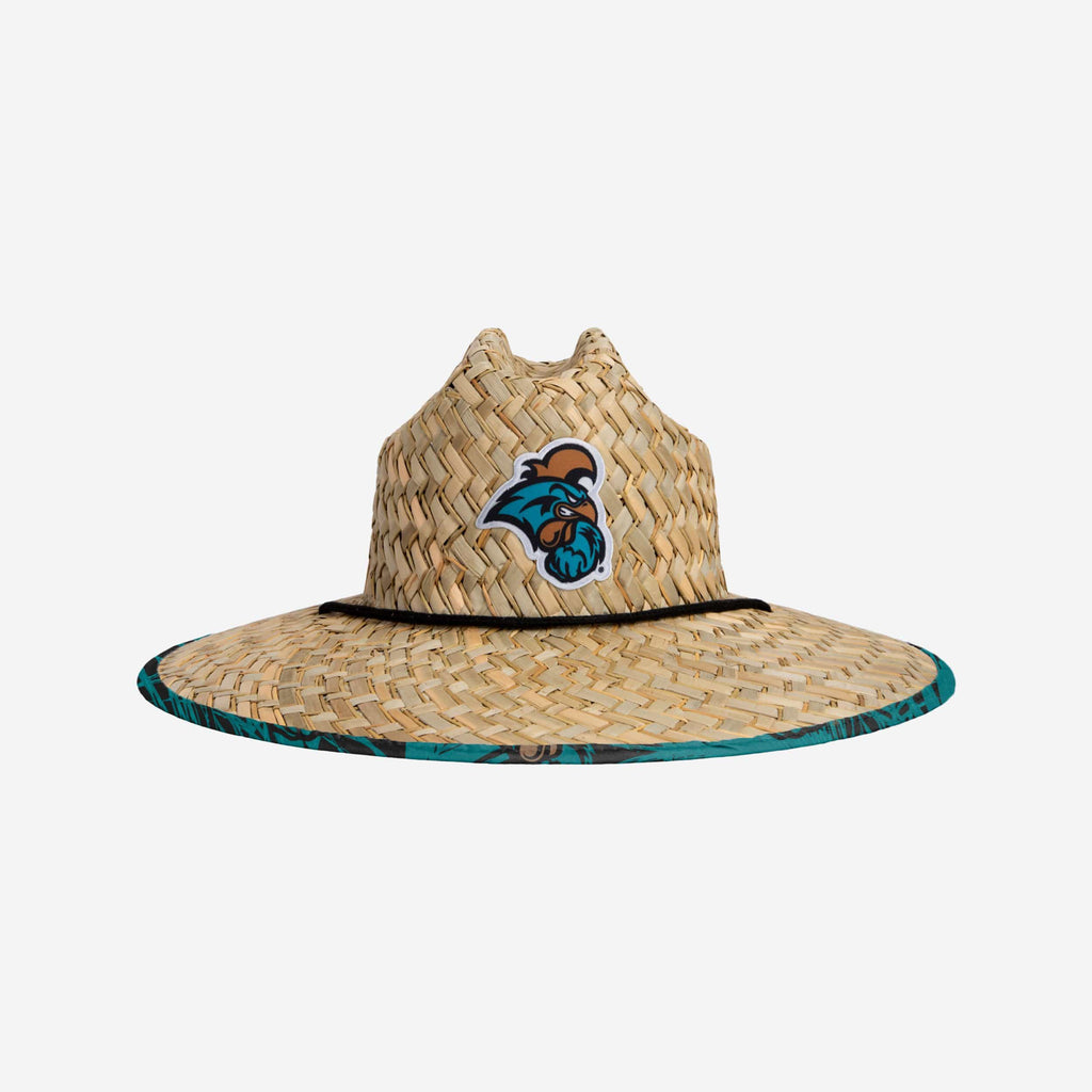 Coastal Carolina Chanticleers Floral Straw Hat FOCO - FOCO.com