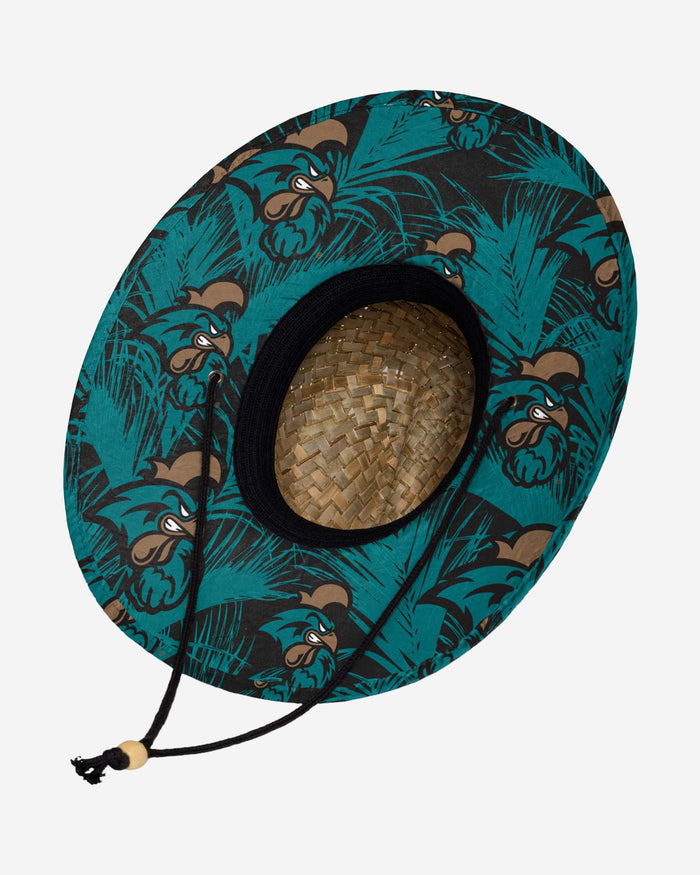 Coastal Carolina Chanticleers Floral Straw Hat FOCO - FOCO.com