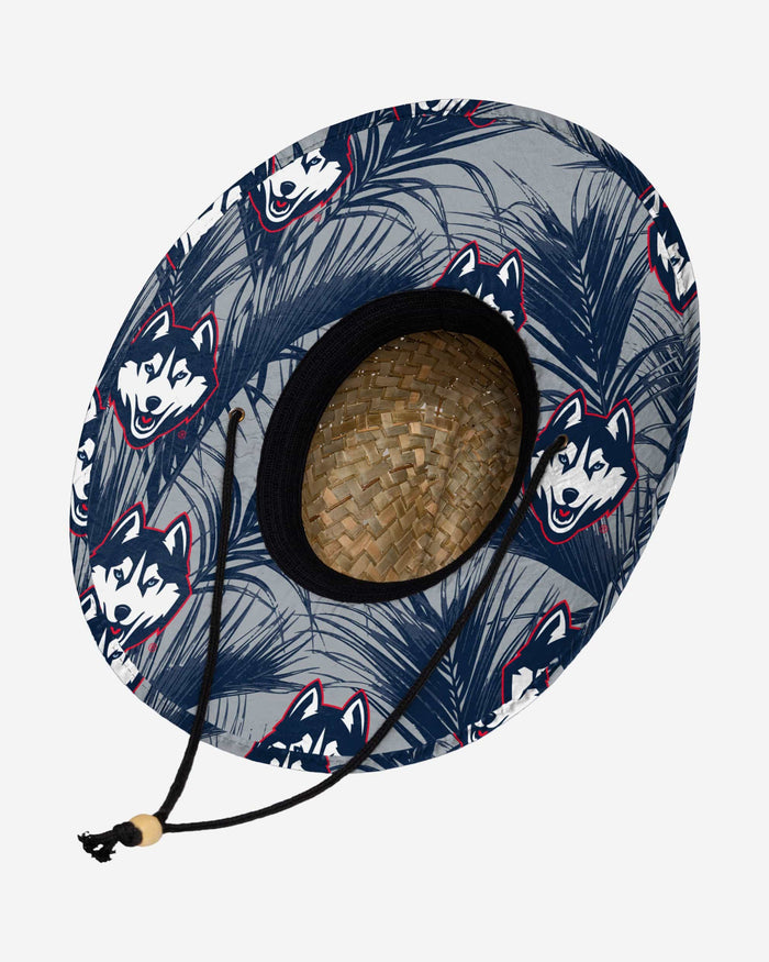 UConn Huskies Floral Straw Hat FOCO - FOCO.com