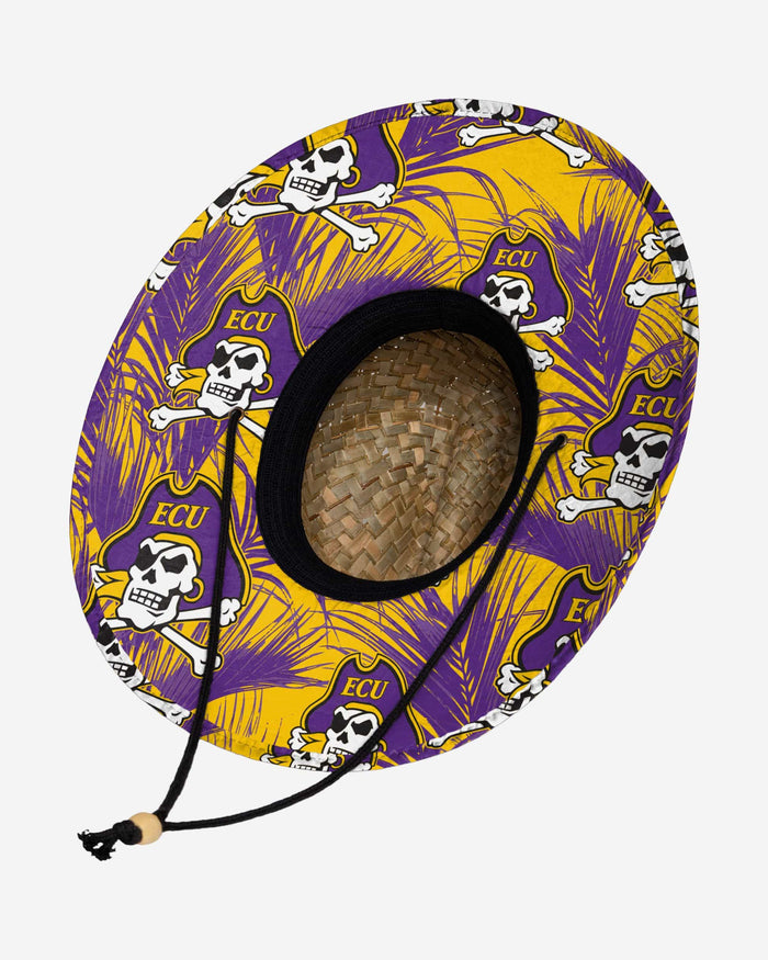 East Carolina Pirates Floral Straw Hat FOCO - FOCO.com