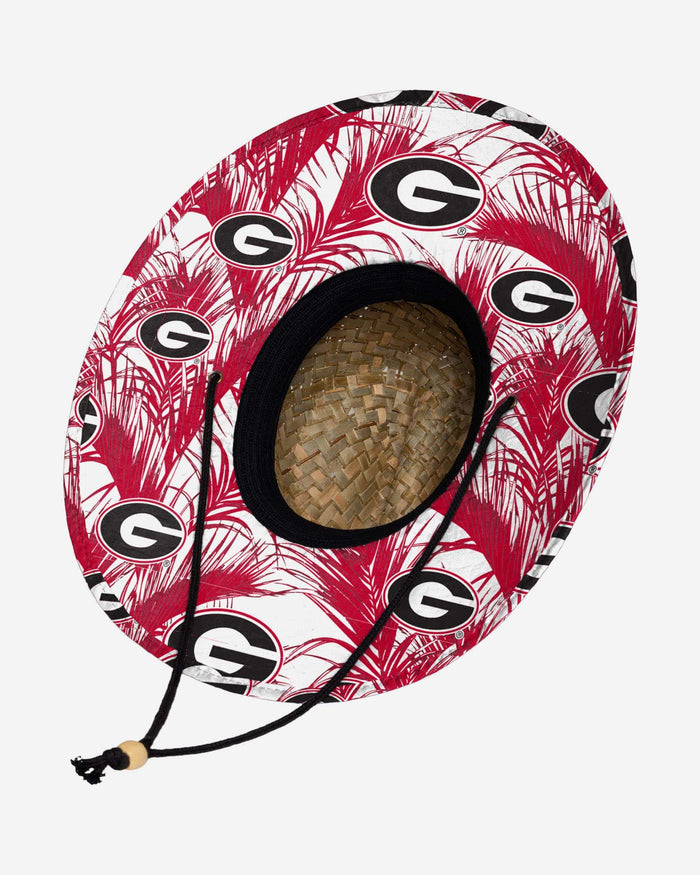 Georgia Bulldogs Floral Straw Hat FOCO - FOCO.com