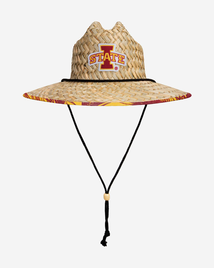 Iowa State Cyclones Floral Straw Hat FOCO - FOCO.com