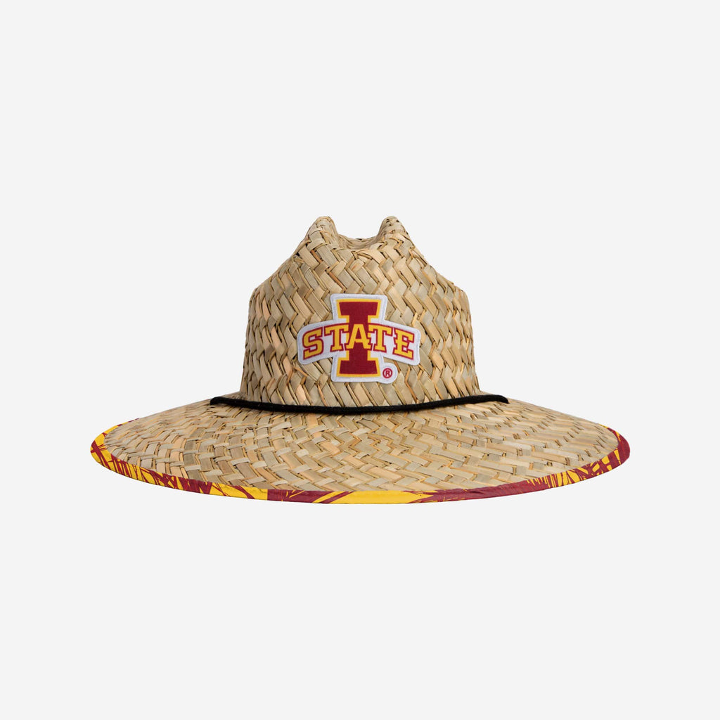 Iowa State Cyclones Floral Straw Hat FOCO - FOCO.com