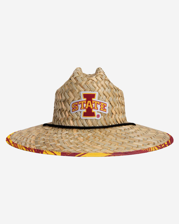 Iowa State Cyclones Floral Straw Hat FOCO - FOCO.com