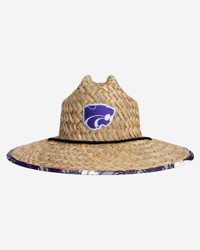 Kansas State Wildcats Floral Straw Hat FOCO - FOCO.com