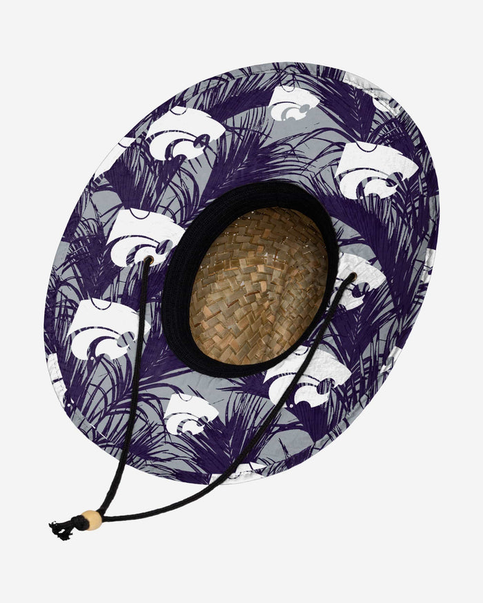 Kansas State Wildcats Floral Straw Hat FOCO - FOCO.com