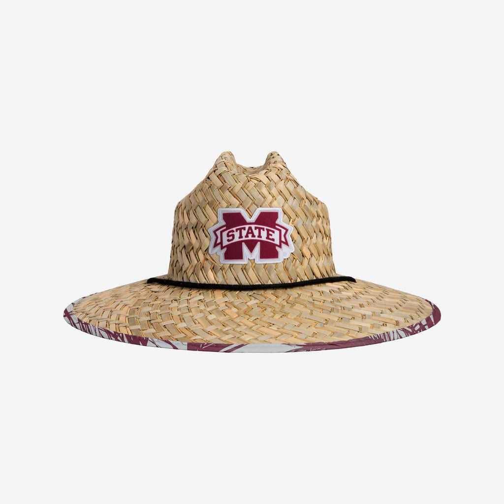 Mississippi State Bulldogs Floral Straw Hat FOCO - FOCO.com