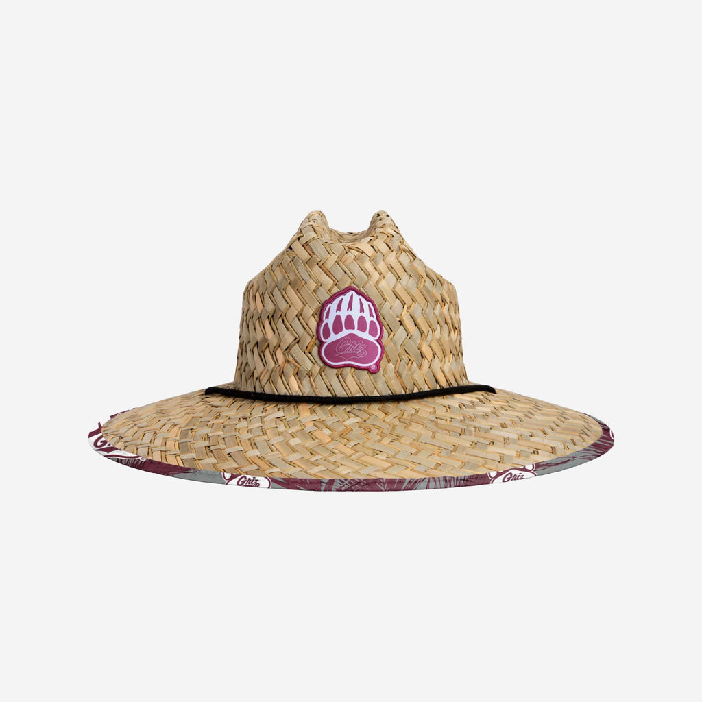 Montana Grizzlies Floral Straw Hat FOCO - FOCO.com