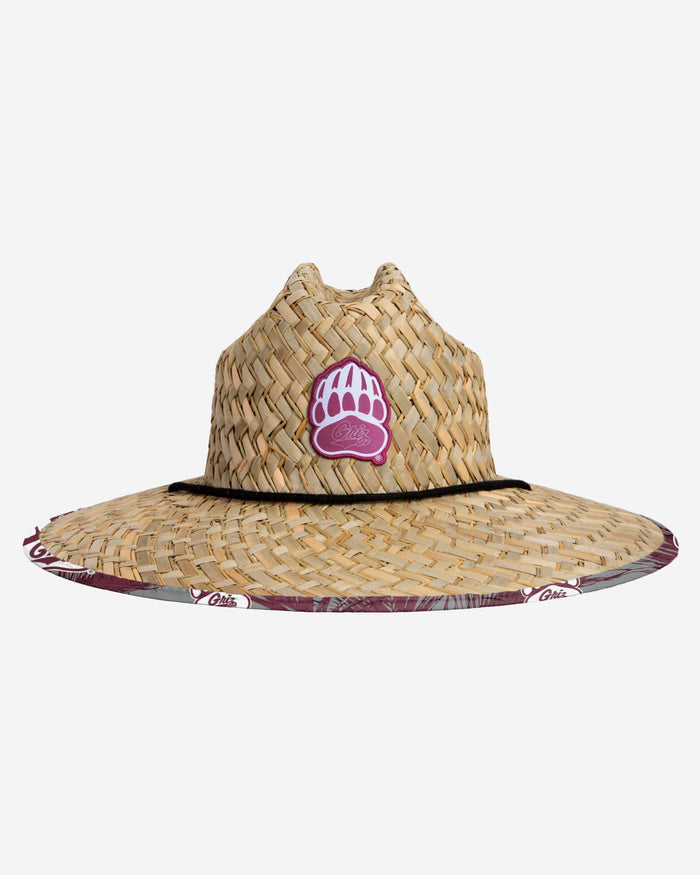 Montana Grizzlies Floral Straw Hat FOCO - FOCO.com