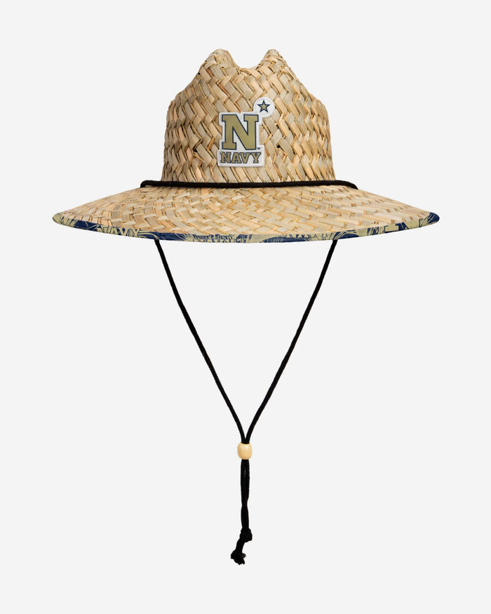 Navy Midshipmen Floral Straw Hat FOCO - FOCO.com