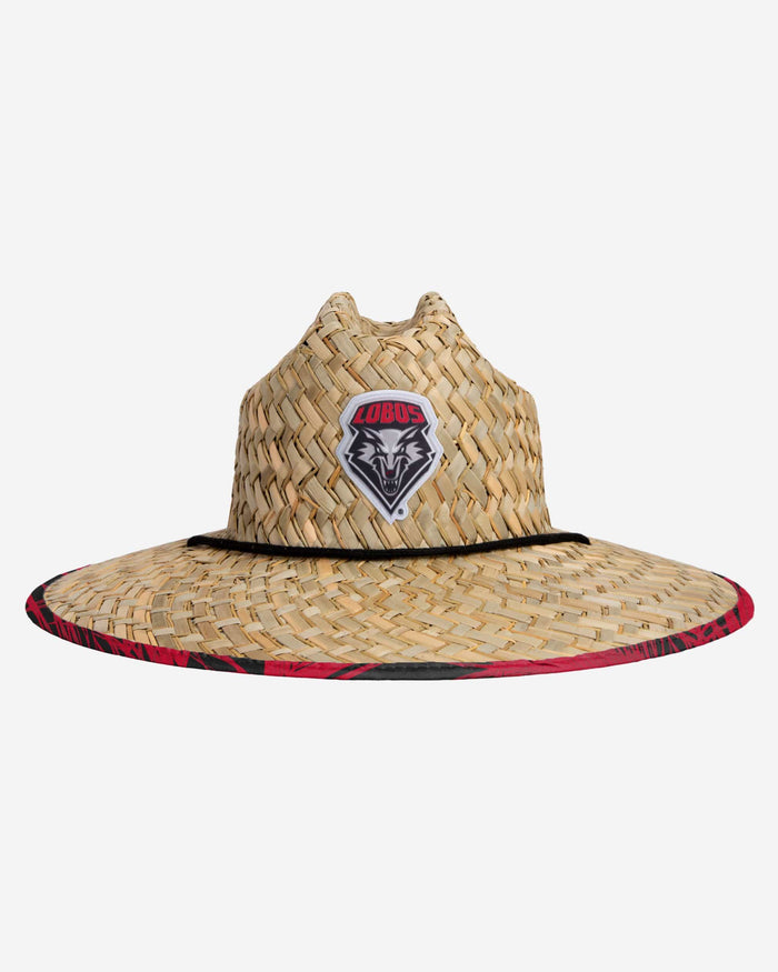 New Mexico Lobos Floral Straw Hat FOCO - FOCO.com
