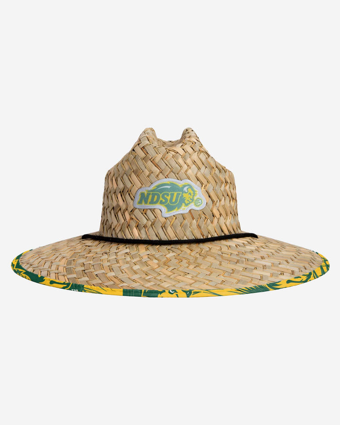 North Dakota State Bison Floral Straw Hat FOCO - FOCO.com