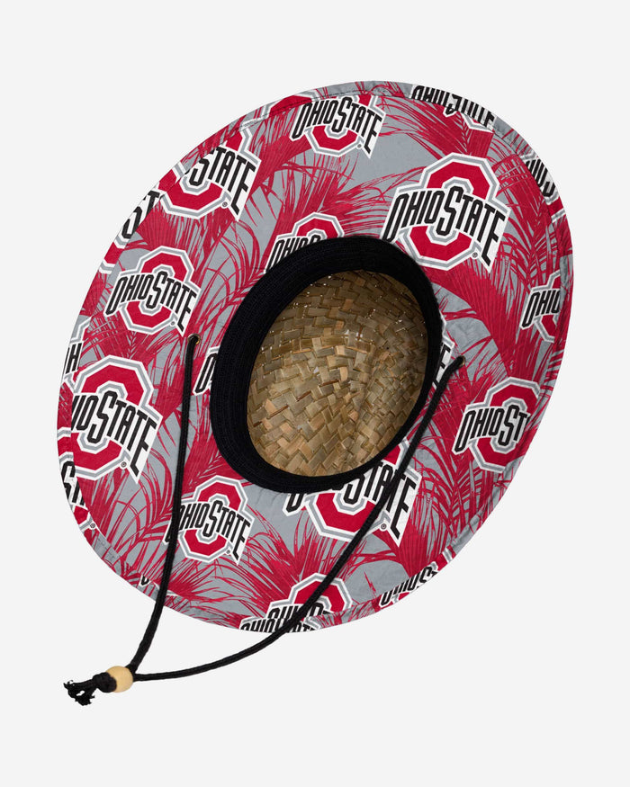 Ohio State Buckeyes Floral Straw Hat FOCO - FOCO.com