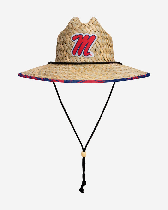 Ole Miss Rebels Floral Straw Hat FOCO - FOCO.com