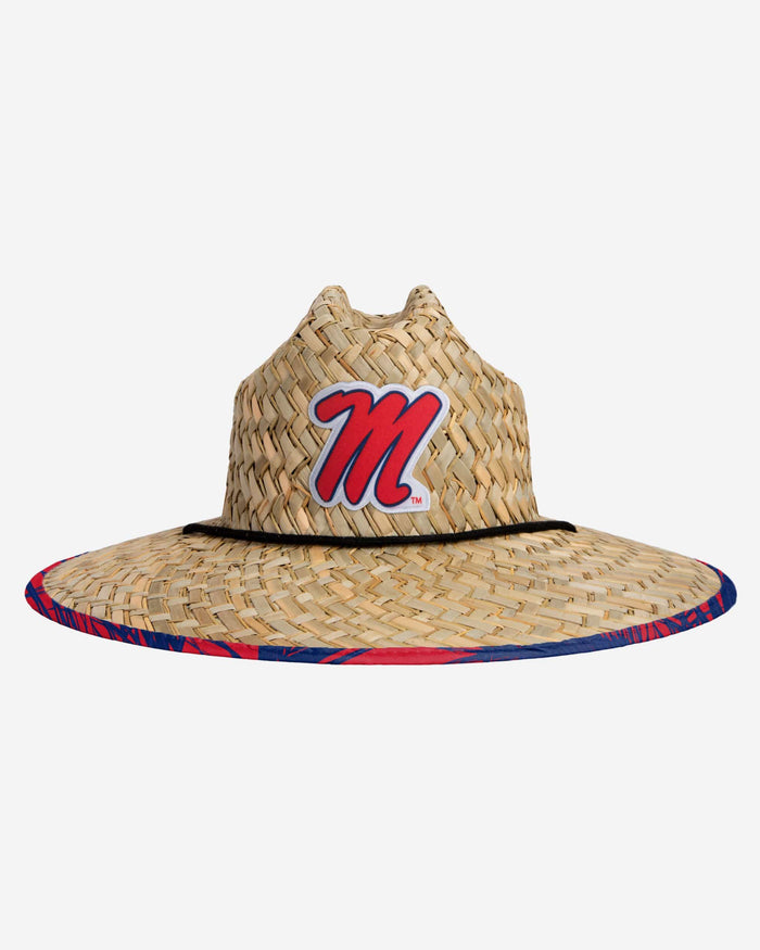 Ole Miss Rebels Floral Straw Hat FOCO - FOCO.com