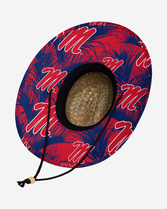 Ole Miss Rebels Floral Straw Hat FOCO - FOCO.com