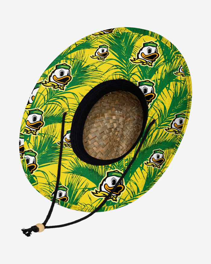 Oregon Ducks Floral Straw Hat FOCO - FOCO.com