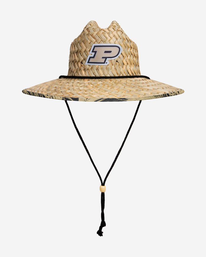 Purdue Boilermakers Floral Straw Hat FOCO - FOCO.com