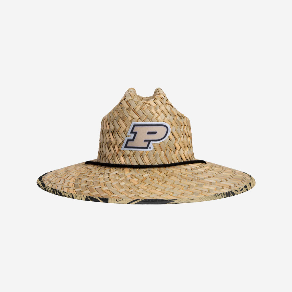 Purdue Boilermakers Floral Straw Hat FOCO - FOCO.com